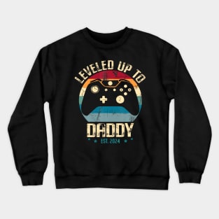 Dad Level Unlocked Est. 2024 Crewneck Sweatshirt